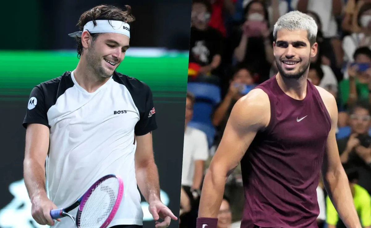 Semifinal 'Six Kings Slam': Carlos Alcaraz vs. Taylor Fritz Semifinal 'Six Kings Slam': Carlos Alcaraz vs. Taylor Fritz