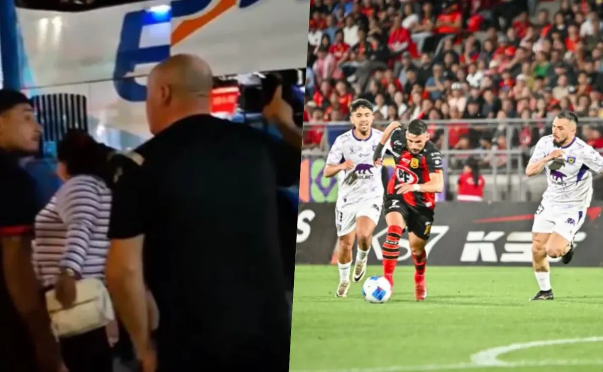 DT del Concepción encara a jugador de Rangers tras partido DT del Concepción encara a jugador de Rangers tras partido