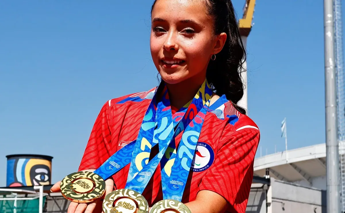María Jesús Lara logra tercer oro en Santiago 2025 María Jesús Lara logra tercer oro en Santiago 2025