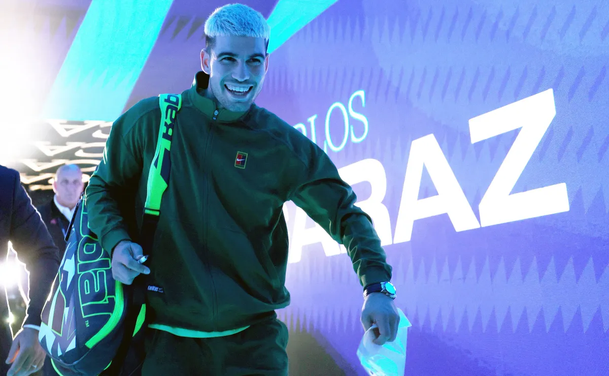 Ex tenista sorprende a Carlos Alcaraz en ATP Finals Ex tenista sorprende a Carlos Alcaraz en ATP Finals