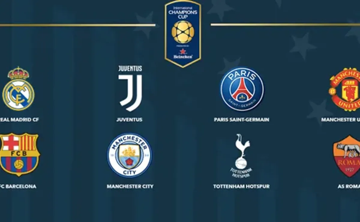 Soccer international clubs hot sale international champions cup
