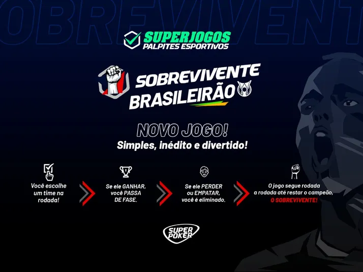 O Sobrevivente: a grande novidade do SuperJogos para o Brasileirão