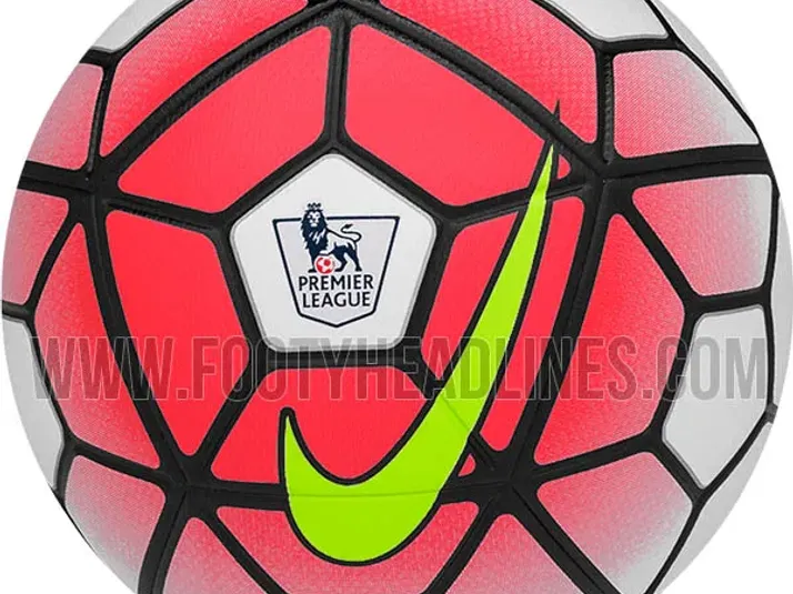 Premier League ball for 2015 16 season will be red World Soccer Talk