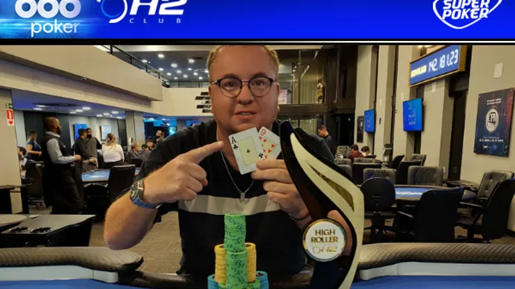 Leo Rizzo é campeão do High Roller do H2 Club São Paulo