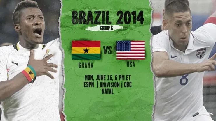 Ghana vs USA Starting Lineups and World Cup Open Thread World