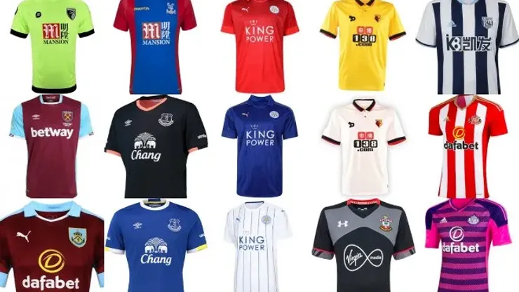 Barclays premier best sale league jerseys