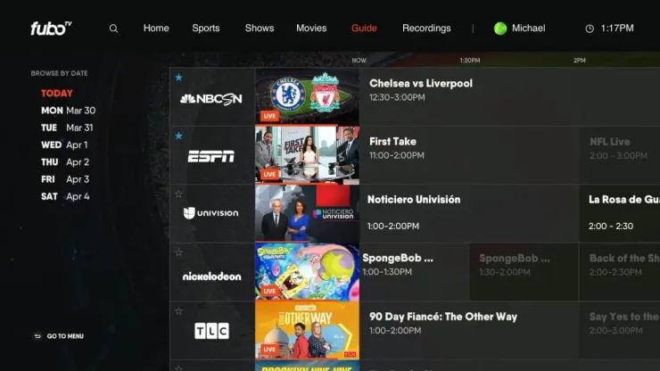Spectrum Fs1 Channel Fs1 Free Stream Atlanta Falcons Fubotv Dallas