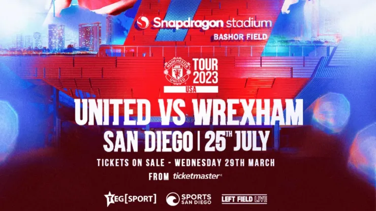 Wrexham to play Manchester United in preseason friendly in San Diego
