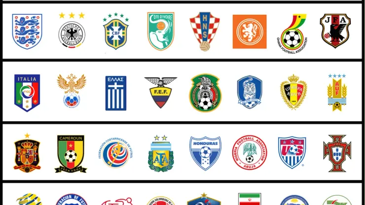 Brazilian club badges.  Soccer team, National football teams, Soccer