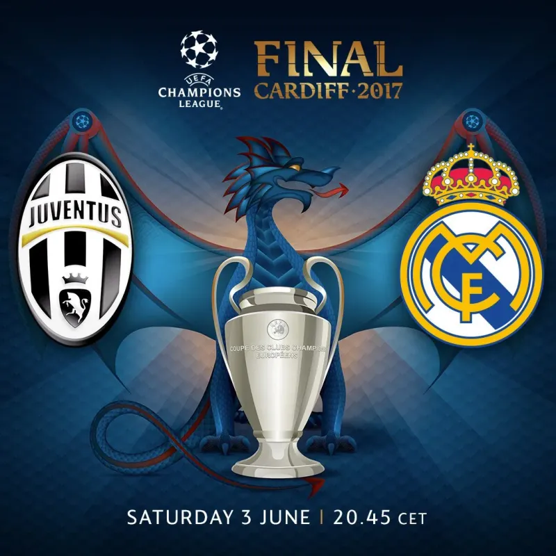 2017 UEFA Champions League: Juventus-Real Madrid final time, TV guide