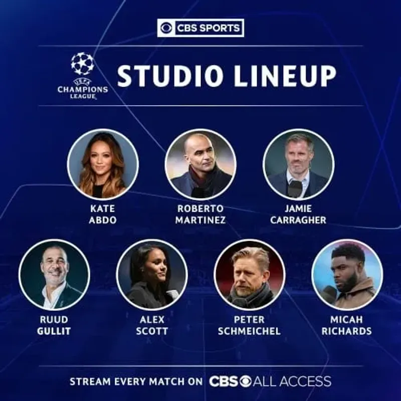 Champions league clearance commentators