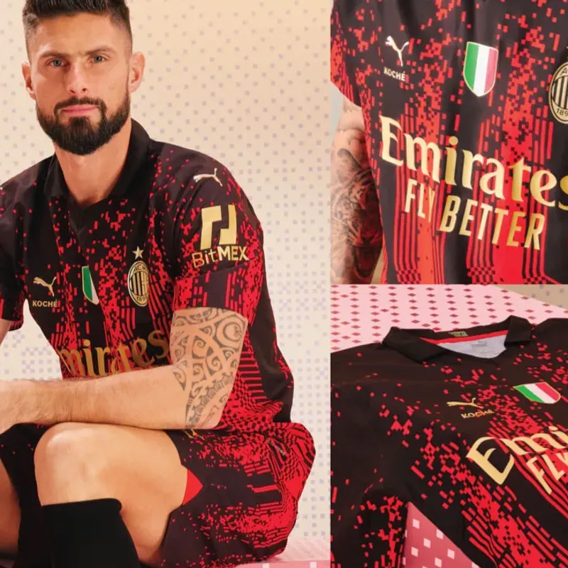 AC Milan 4th kit is an 8 bit hit World Soccer Talk