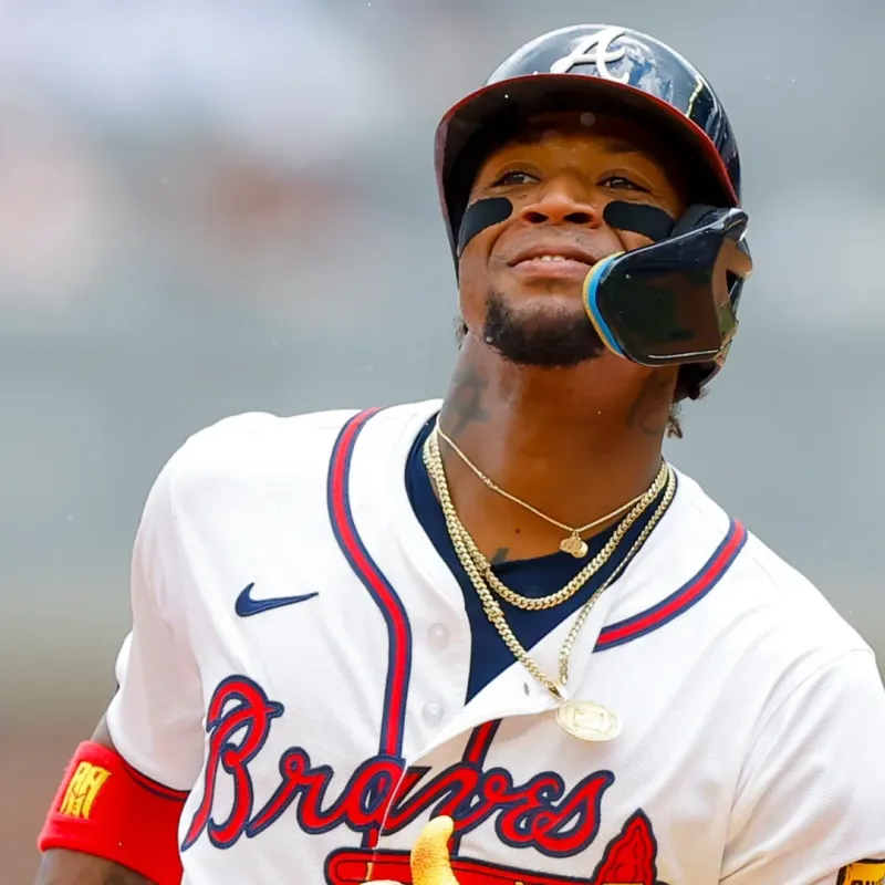 Braves' Ronald Acuña Jr. delivers emotional message after sudden Achilles setback vs. Royals - Bolavip US