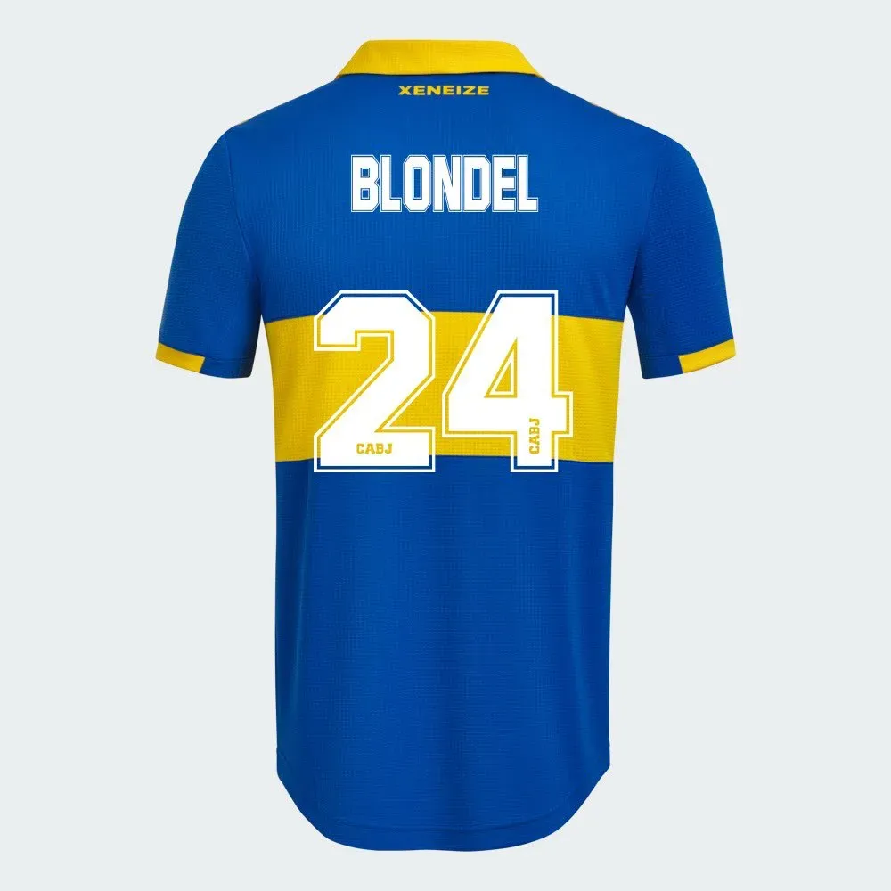 Así se verá la camiseta de Blondel en Boca (@planetaboca)