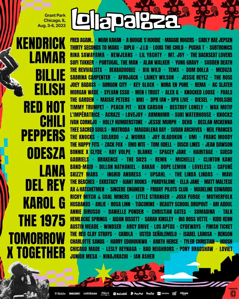 Edgar Estrada News Lollapalooza 2024 Lineup Chicago