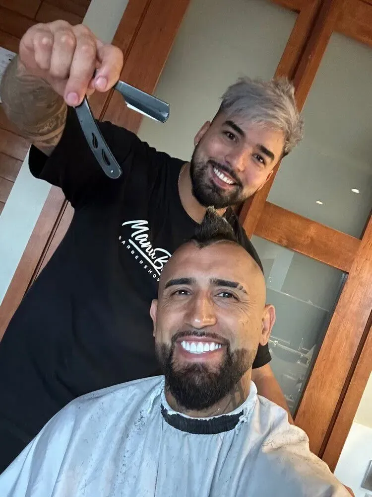 Núñez siempre trabaja con Arturo Vidal. Foto: LUN.