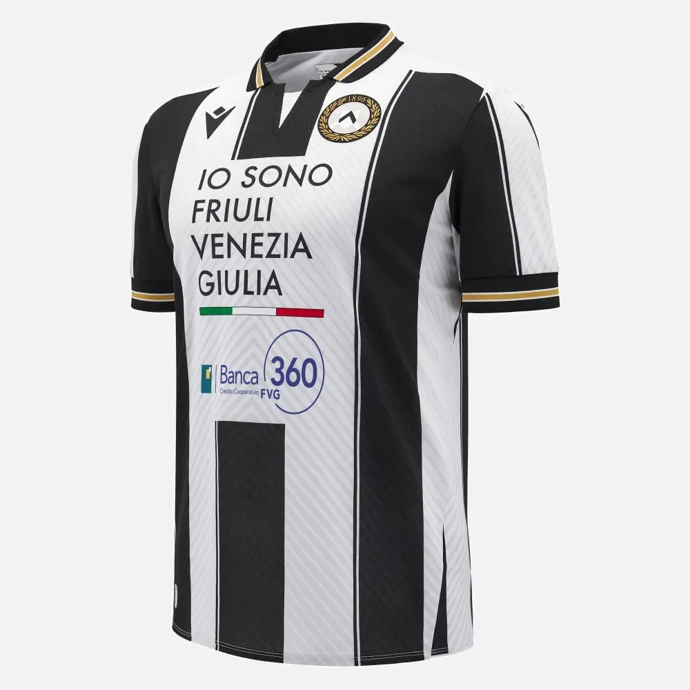 Así se ve la camiseta en detalle para la venta. Foto: Udinese Oficial