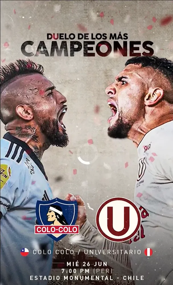 Partido entre Colo Colo vs. Universitario. (Foto: X Universitario)