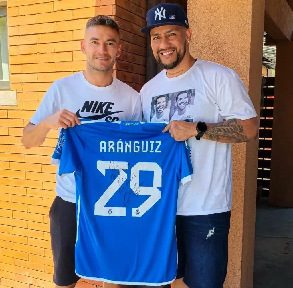 Un gran recuerdo para su amigo. Foto: @aleone50cent