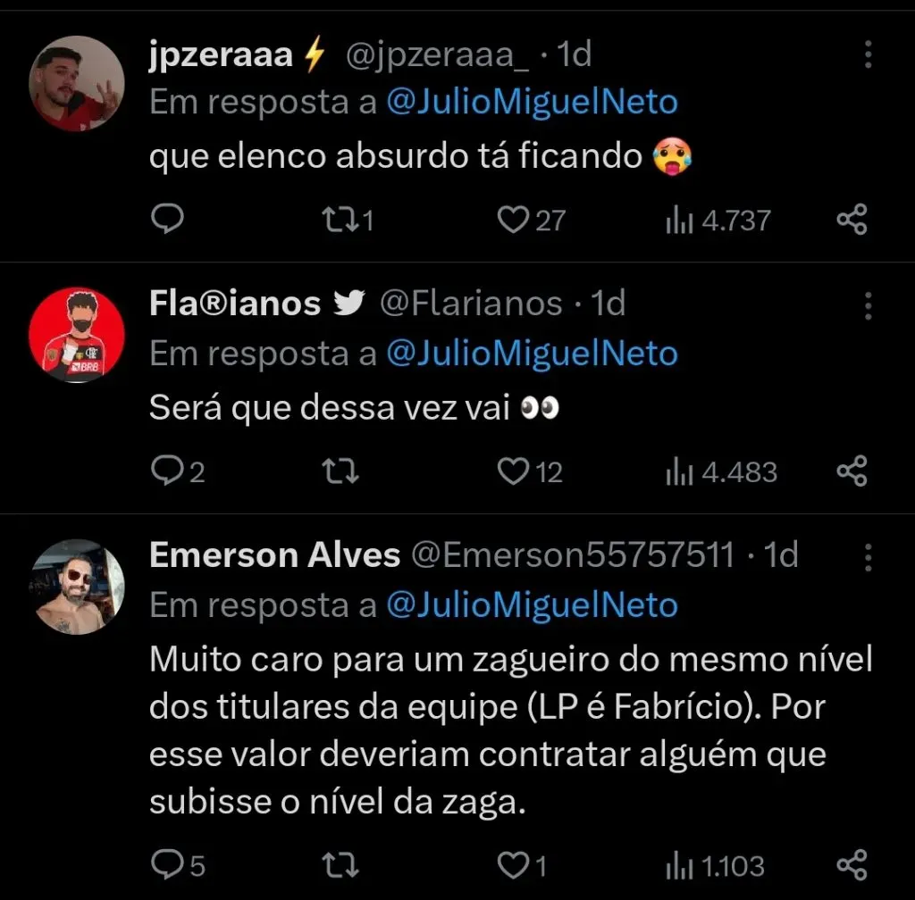 Repercussão via Twitter