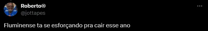 Opinião do internauta. Foto: Reprodução/ Twitter