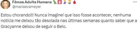 Recentemente, Belo se emocionou durante um show em que ele fez uma declaração falando sobre o amor