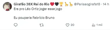 Torcida do Flamengo comenta sobre possibilidade de Léo Ortiz não ser titular na Copa do Brasil