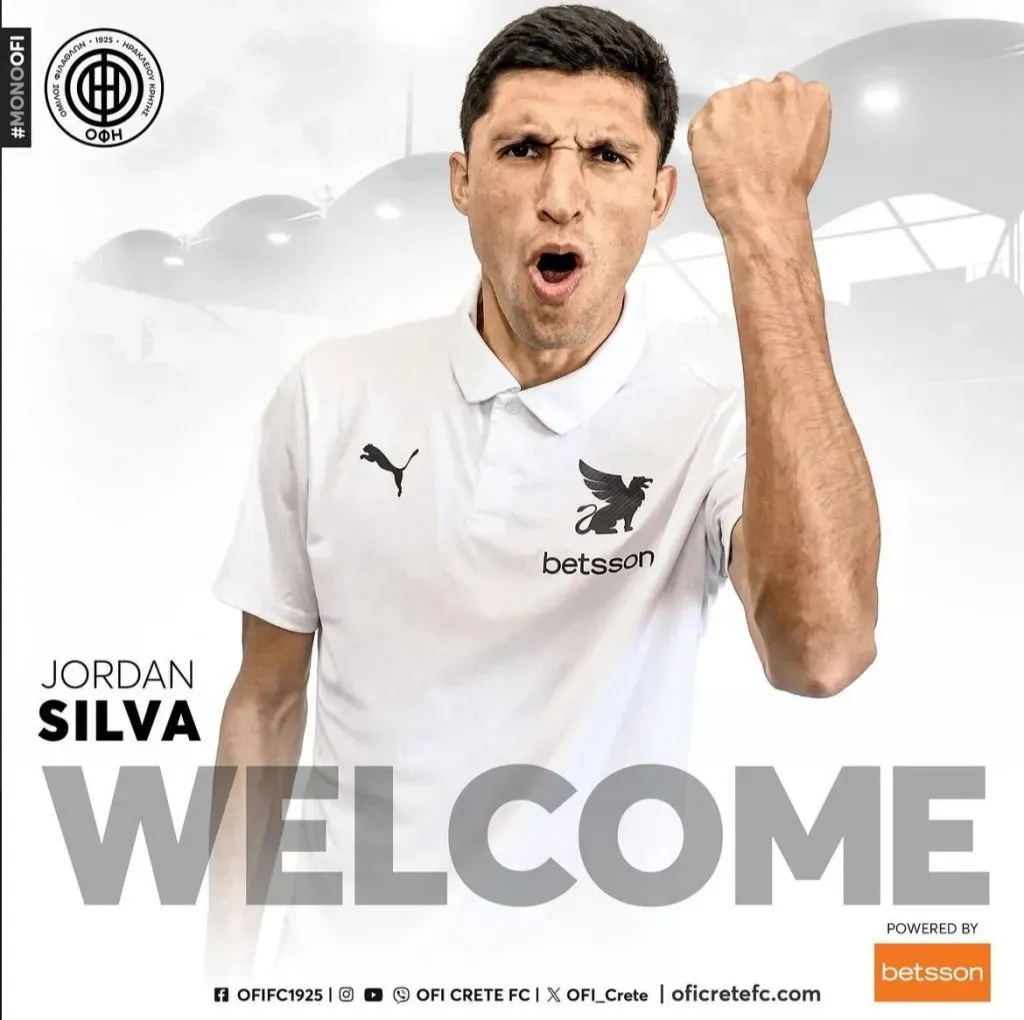 Así presentaba OFI Creta a Jordan Silva (Prensa OFI Creta)