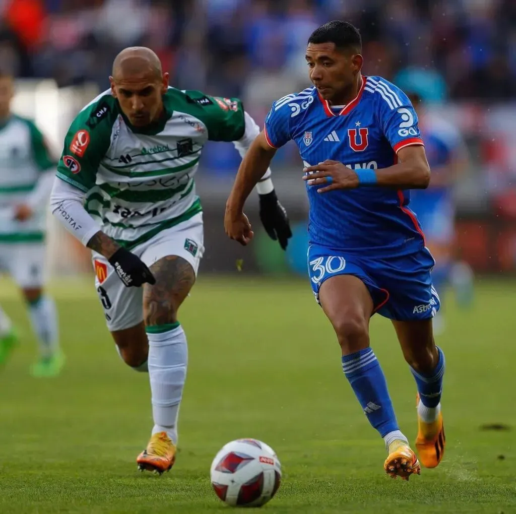 Palacios no fue citado a los últimos partidos oficiales de Universidad de Chile. Foto: U. de Chile.