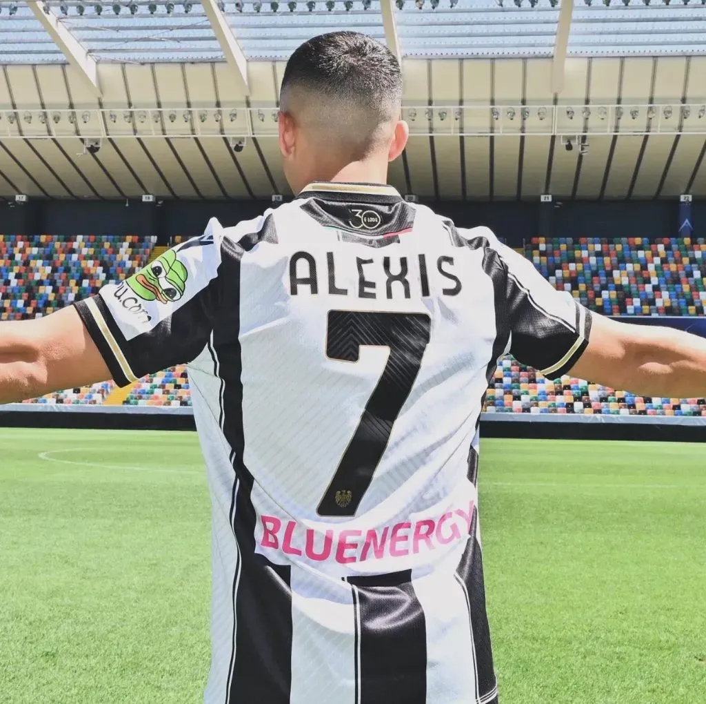 Expectación en Udinese por primer entrenamiento de Alexis y próximo debut.