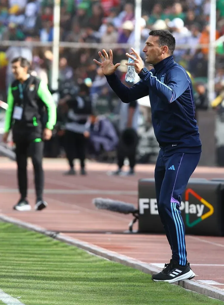 Lionel Scaloni entrenador de la Selección Argentina. (Foto: Getty).