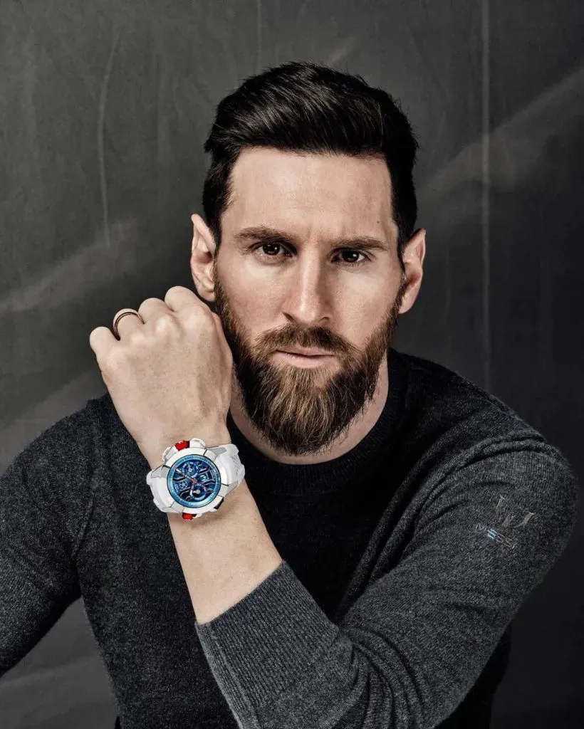 Messi y su reloj más caro. (Foto: Instagram / @leomessi)