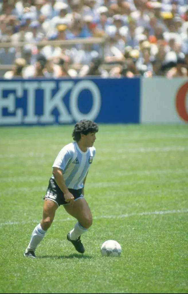 Pelusa en la final del Mundial 86. (Foto: Getty).