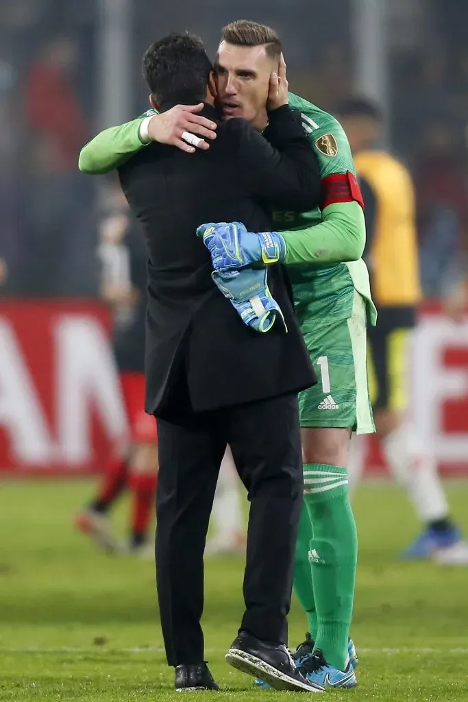 Gallardo y Armani. (Foto: Getty).