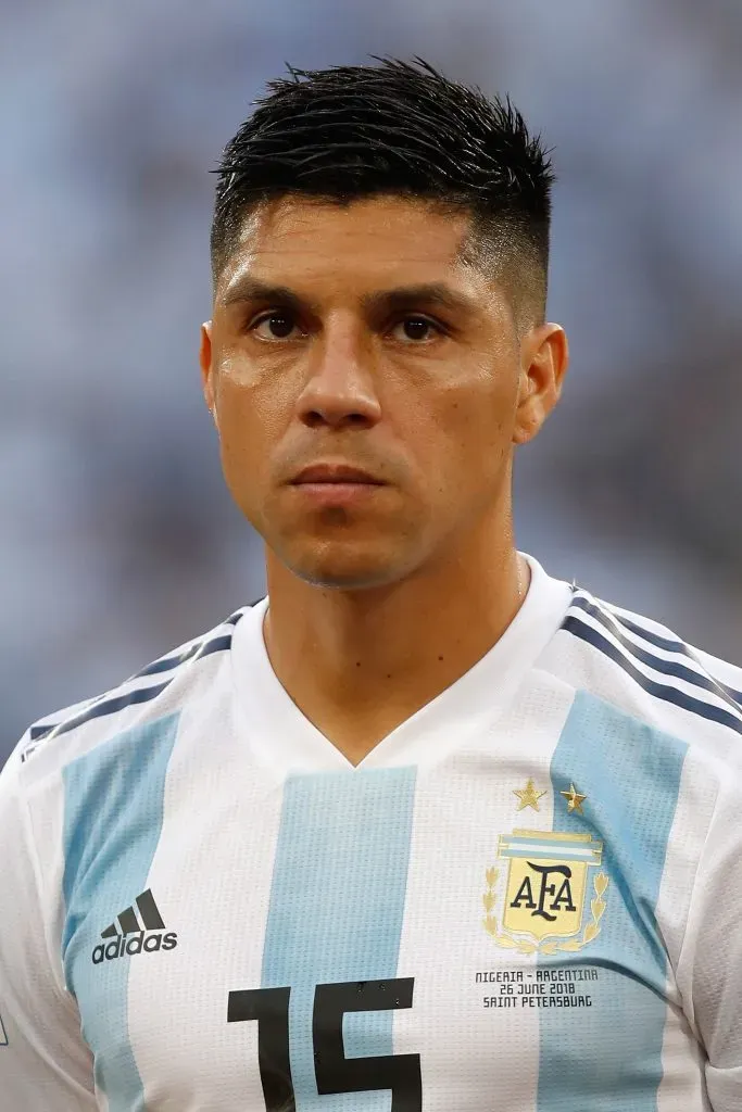 Enzo Pérez jugó los Mundiales de 2014 y 2018 y tiene un gran presente en Estudiantes. (Foto: Getty).