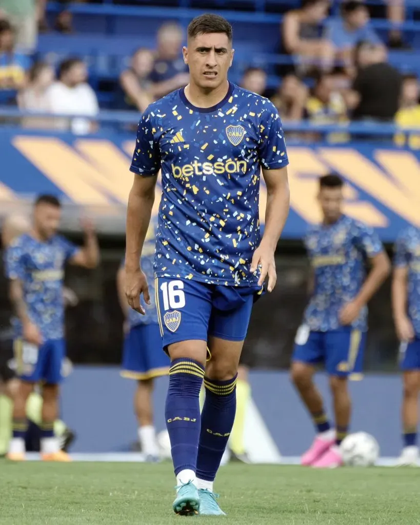 Miguel Merentiel, la única fija de Boca. (Foto: Prensa Boca Juniors).