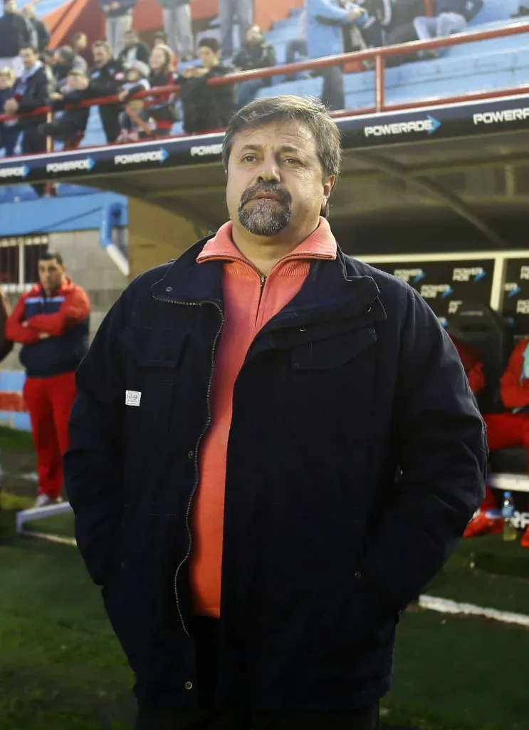 Ricardo Caruso Lombardi en uno de sus últimos clubes.