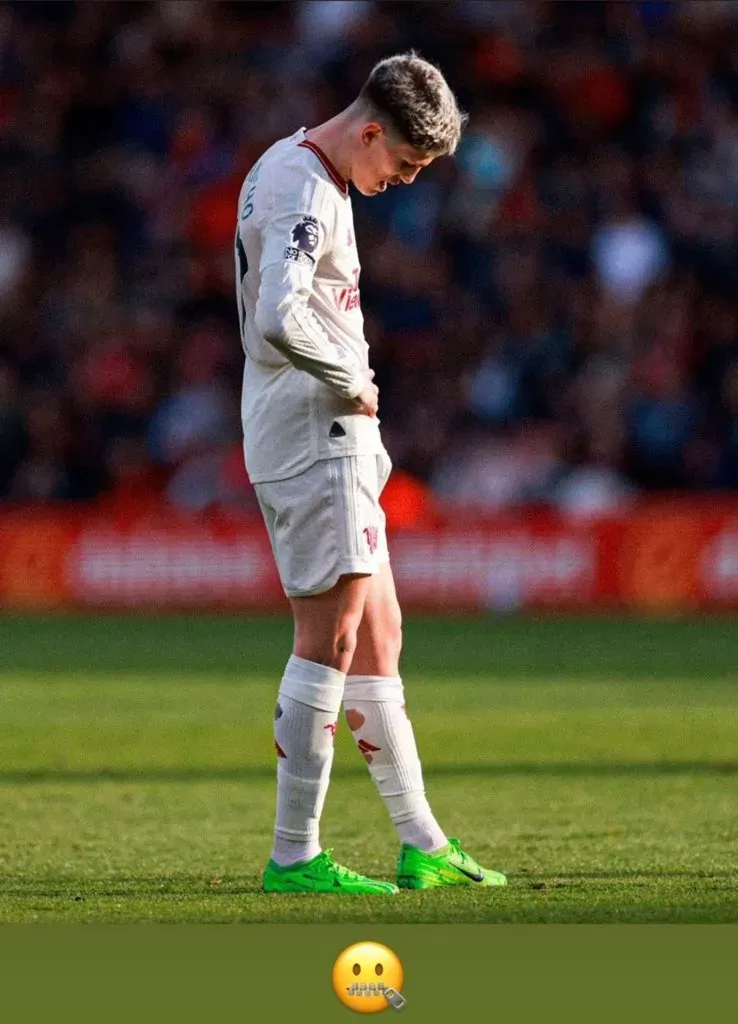 La historia que borró Garnacho.