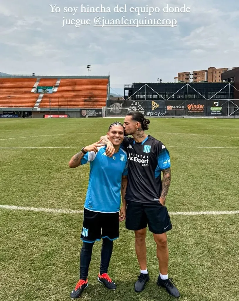 Maluma entrenó con Juanfer. (@Malu