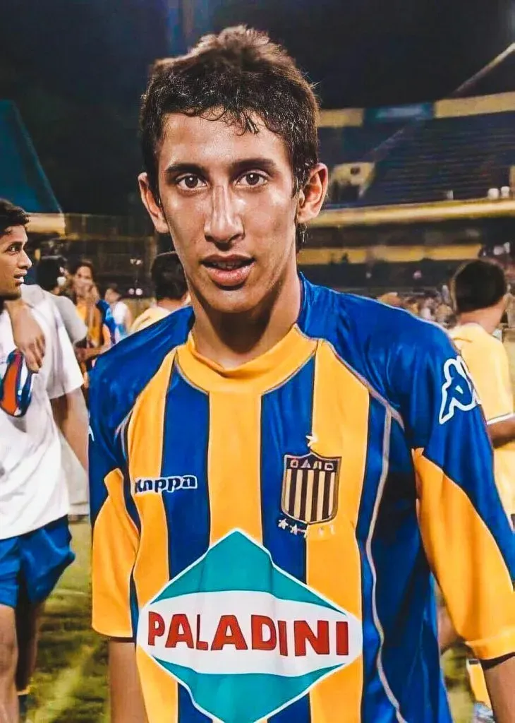 Ángel Di María durante su paso por Rosario Central.