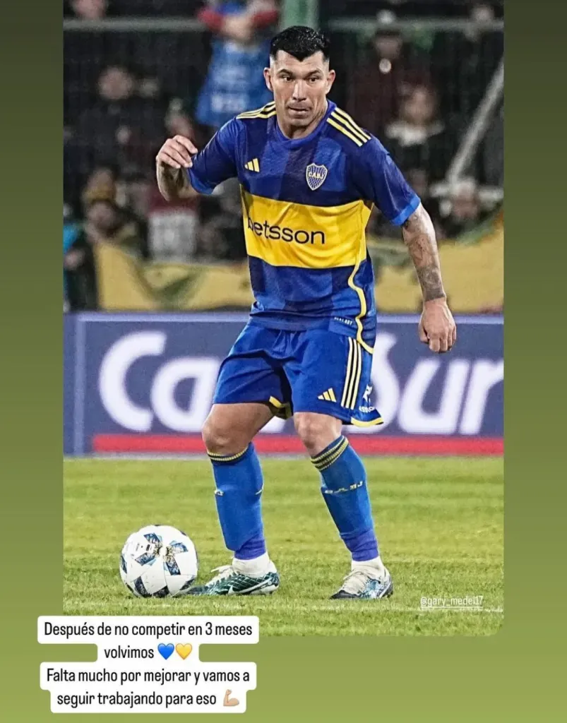 El posteo de Gary Medel.