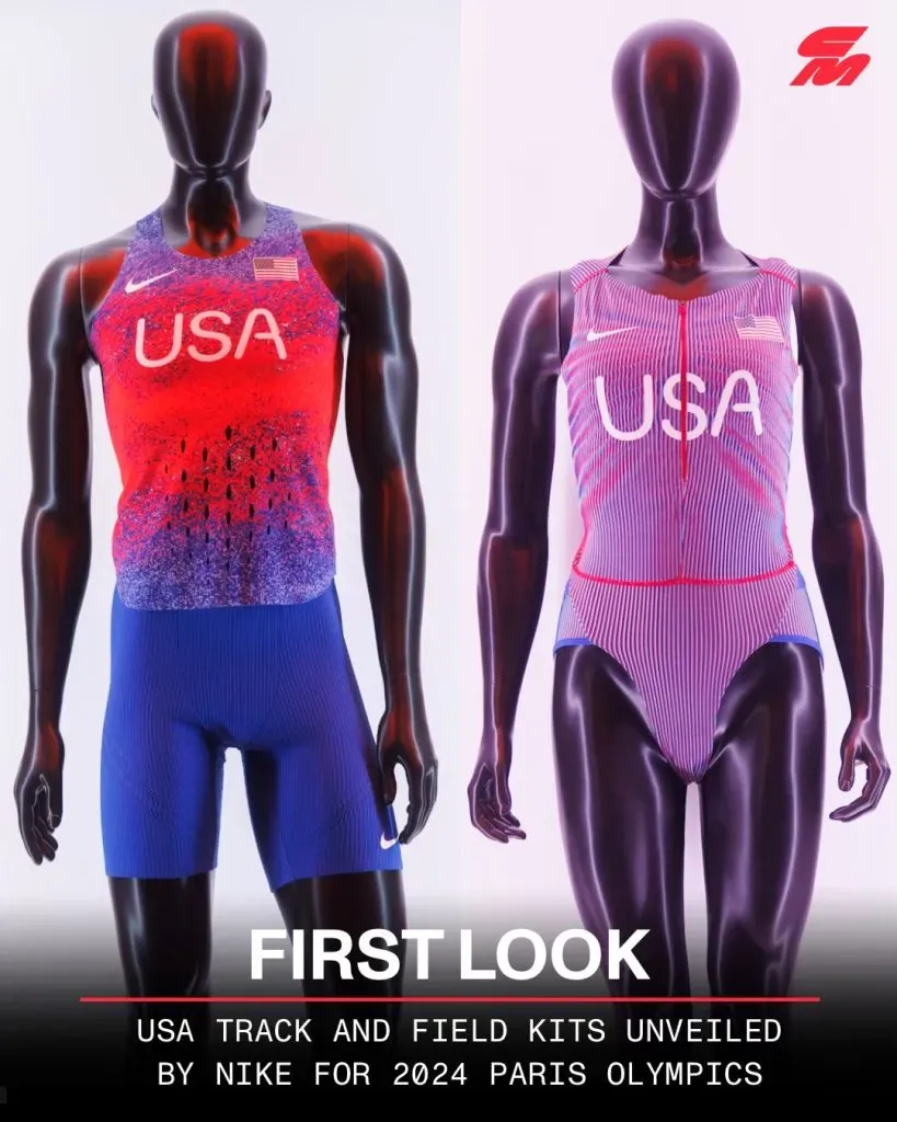 Los uniformes de Nike. El de la derecha generó toda la polémica.