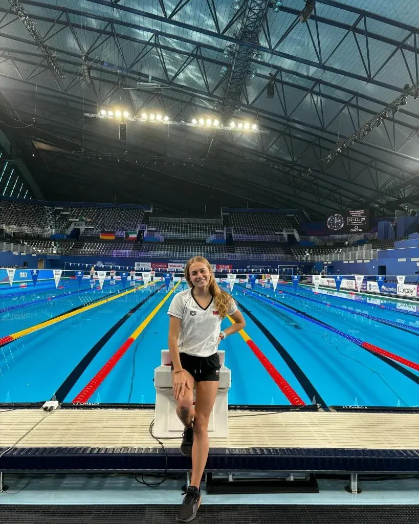 Tamara Potocka llegó a terminar su carrera clasificatoria y luego se desplomó.