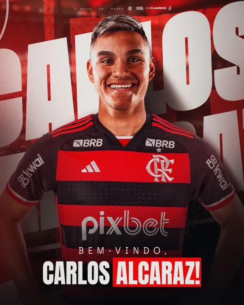 Charly Alcaraz, refuerzo de Flamengo.