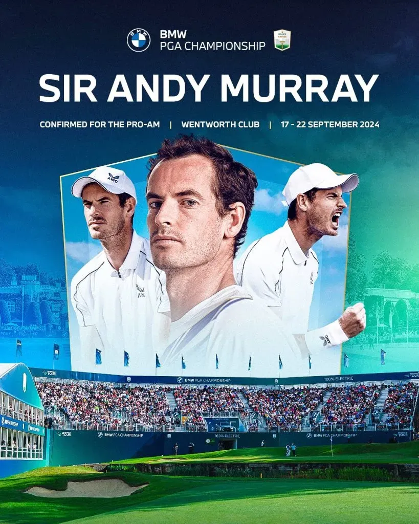 Andy Murray anunciado oficialmente para el PGA Tour.