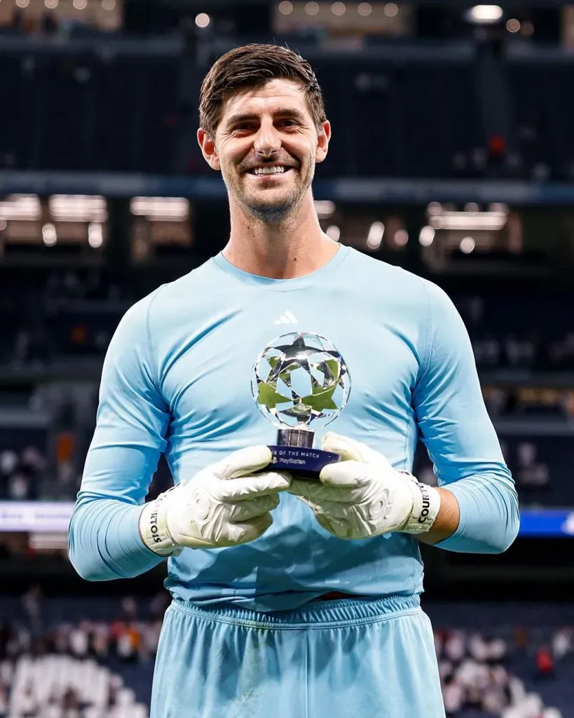 Courtois fue figura en el Real Madrid por Champions.