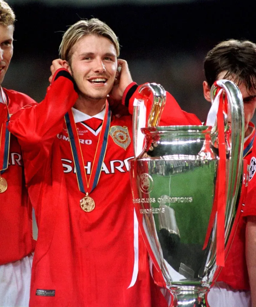 David Beckham ganó más títulos en Manchester United que en Real Madrid. IMAGO