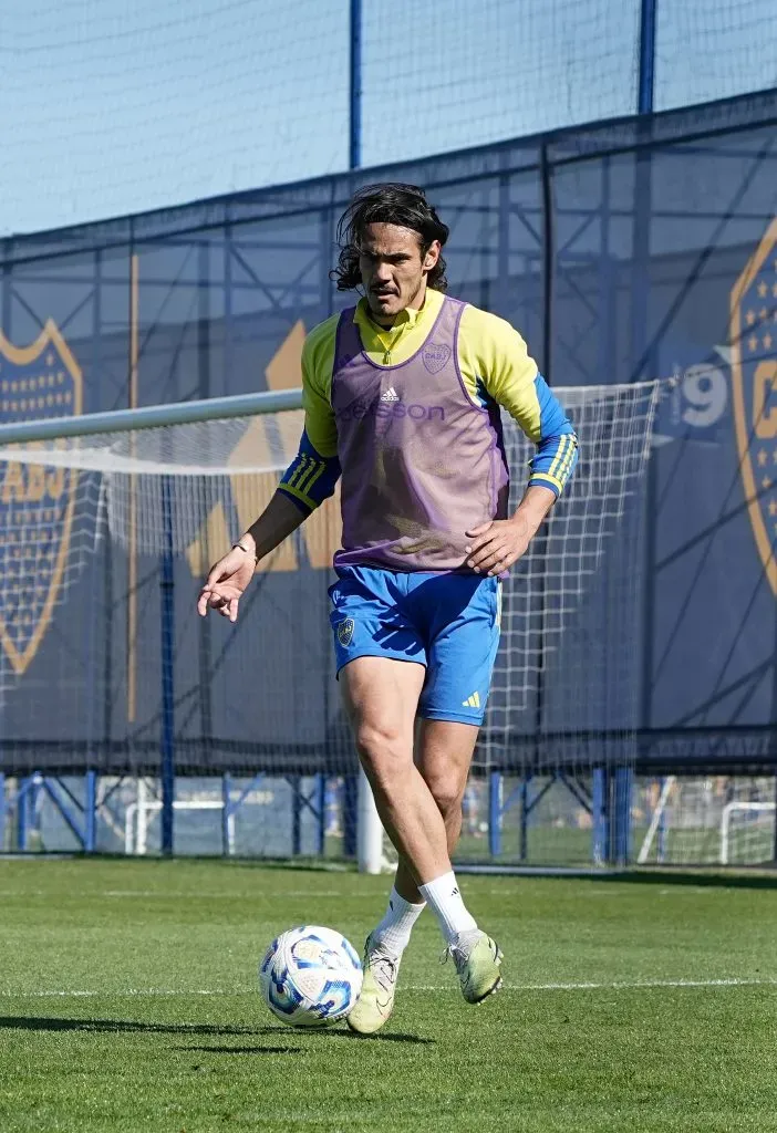 Edinson Cavani iría desde el arranque ante Argentinos. (Foto: Prensa Boca).