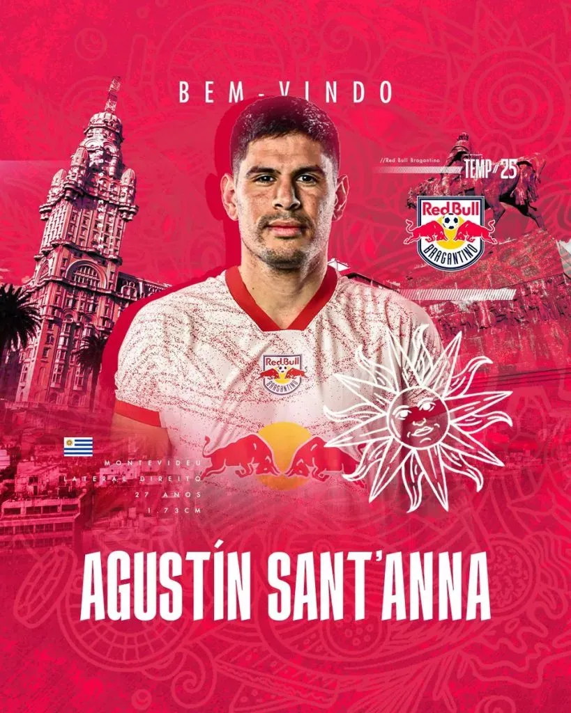 Así presentó Bragantino a Sant’Anna.