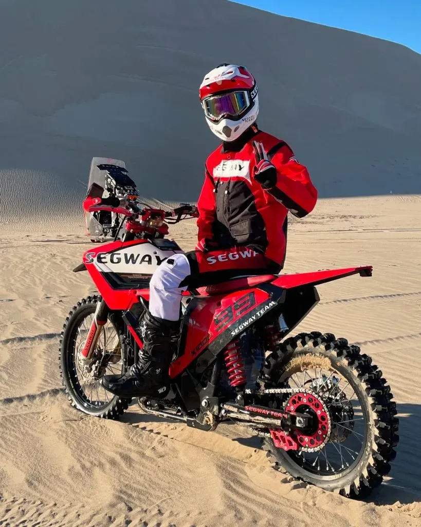 Benja Pascual completó su primer Dakar con 19 años.